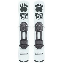 SNOWFEET 스노우핏 쇼트 미니 숏 스키 스노우보드 스키 부츠 호환 블레이드 65 cm, 화이트 | 스키 부츠