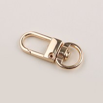 아유디 D고리 35mm 열쇠고리 가방고리 부자재, 골드