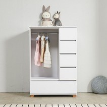 나다운 광폭 8005단서랍옷장 서랍장 쥬니어옷장, 단품