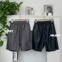 바잉몰 여성 활용만점 밴딩 레더 반바지