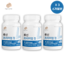 류신 단백질 프리미엄 정 1000mg x 60정, 3통 (6개월분), 3개