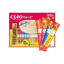 이나바 챠오츄루 고양이 간식, 참치+닭가슴살 버라이어티, 560g, 2개