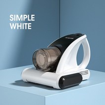 무선침구청소기 가정용 무선 진드기 제거기 침대 진공 청소기 휴대용 UV 살균기, 01 Pearl White_03 EU