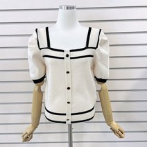 [엔터식스]르피타 리즈배색니트L232USW417