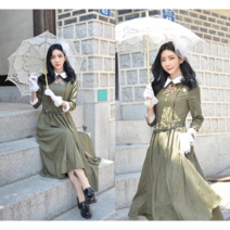 (국내발송) 졸업사진 개화기 의상 원피스