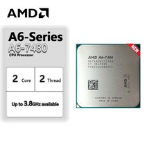 AMD A6-Series A6-7480 A6 7480 3.5 GHz 사용 듀얼 코어 스레드 CPU 프로세서 65W L2 1M 소켓 FM2, 한개옵션0