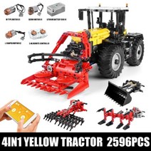 레고 MOLD KING MOC 하이테크 트럭 RC 트랙터 Fastrac 4000er, 협동사, 17019 RC트레이터