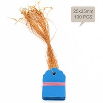 분갈이매트 MUCIAKIE 100PCS 35x25MM 식물 마커 DIY 모종 레이블 정원 꽃 냄비 PVC 태그 도구, 02 Blue x SDL009J