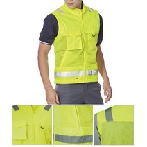 K2 메쉬반사 안전조끼(옐로우)-105/K2