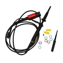 오실로스코프 P4100 용 고전압 프로브 1 세트 Rigol Atten Owon Siglent 6 p 2KV 100MHz 검정색 ABS, 한개옵션0
