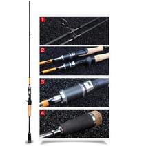 고강도카본 베이트릴용 루어대 3P구성 바다낚시채비 원투낚시대 백사장 댐, EAGLE더블캐치루어대(베이트용)180