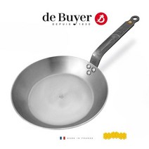 De Buyer 드부이에 미네랄B 후라이팬 20 24 26 28 cm 철 팬, 02.비즈왁스 클래식 핸들 26cm, 1개