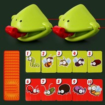 새로운 혀 카멜레온 개구리 입 카드 가족 파티 장난감 빠른 핥기 세트 재미 있는 보드 게임 1/2 개, 02 2pcs opp pack