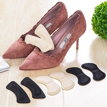 W5E4067L 하이힐 구두 뒷꿈치 보호 패드 깔창 HM0167 발아픔 발아치아픔 발바닥아픔 발바닥열 발꿈치갈라짐 발바닥아치아픔 발뒤꿈치아치아픔 운동화 까짐방지 방지 쓸림 쿠션, GL 블랙(일자형)
