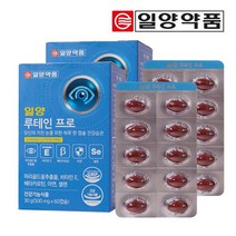 일양약품 일양 루테인 프로 500mg 60캡슐 4개월분 일양 눈건강, 2개