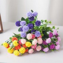 베이비 알륨 부쉬 26cm 조화 성묘 산소 납골당 묘소 장식 꽃 FAIAFT, 핑크