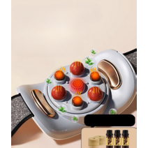 규석주조기 찜질 복부 마사지기, C 고급플러그인돌열전도+무연뜸적색조명보조열