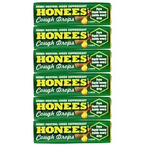 [해외배송] Honees 허니스 꿀 멘솔 유칼립투스 드롭 캔디 9개입 x6팩