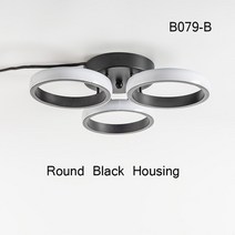 샹들리에조명 대형샹들리에 새로운 모던 LED 천장 샹들리에 조명 집 거실 침실 식당 램프, 01 Round black_02 White
