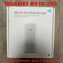 lte라우터 LTE 라우터 모뎀 4G 와이파이 원래 화웨이 B818 4G 라우터 3 프라임 LTE CAT19 B818-260 USB 포, 01 Telenor LOGO B818