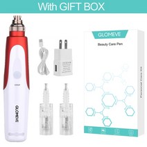 뷰티 디바이스 홈 스킨 케어 피부 관리기 마사지기 glomeve n2 dermapen, 선물 상자와 함께