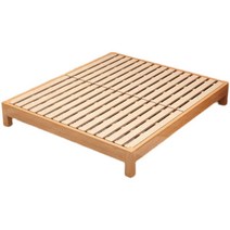 야외평상 너도밤나무 원목 정자 캠핑장 데크 정원, 통나무색상 -1800x2000mm(헤드보드X)