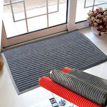 눈올때까는매트 미끄럼방지깔판 현관매트 발판 계단 깔판 미끄럼방지 쿠션 업소용 발매트 겨울 여름 눈 비올 때 아파트 상가 출입구 영업용 코일 건물 로비 복도 체육관 수영장 골프장 물기먼지 흡수 욕실 주방 현관 발매트발판, 레드