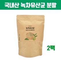 국내산 녹차 유산균 포스트 바이오틱스 분말 가루 식물성 유산균 그린티유산균 락토바실러스 플란타룸 가세리 루테리 시너지 신소재유산균 그린티 김치유산균 장건강 효능 추천, 브레인비 2팩