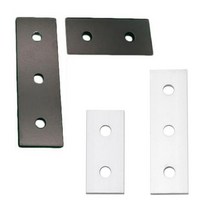 5pcs 블랙실버 롱 스트립 알루미늄 커넥터 브래킷 패스너 2030 시리즈 산업용 알루미늄 프로파일, 2020년 실버 3홀