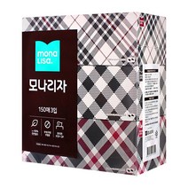 벨라지오 모나리자 미용티슈 150매, 3개, 3개