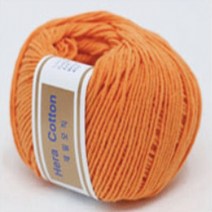 [뜨개마루]헤라코튼 낱개 (블랭킷 인형 아기의류), 229 귤색