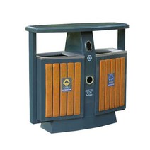 공원쓰레기통 스테인레스 분리수거 다용도 재떨이, 3종 공원쓰레기통