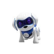 Robot Dog Electronic Pet Toys Wireless Puppy Smart Sensor Will Walk Talking Remote For Kids Girls, 01 파란