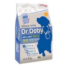인터펫코리아 닥터도비 전연령 힙앤조인트 관절건강 건식사료, 2kg, 4개
