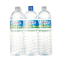 고급 생수 화산 암반수 미네랄 워터 가정 배달 정기 배송-제주 먹는 샘물 식수 2리터 x 6개