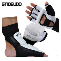 태권도화 태권도 wt pu 손 장갑 발 양말 보호대 가드 가라테 권투 발목 손바닥 보호대 가드 기어 정장 성인