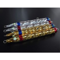KS컴퍼니 미러 홀로그램 봉메탈 왕대구 메탈지그 지깅 대구메탈 350g 400g 450g, 400g(21파이), 골드레드(1개입)