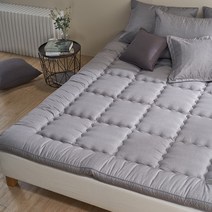 프리미엄 마이크로화이바 초고밀도 토퍼 침대 돌 바닥 평상 캠핑 차박 킹 퀸 슈퍼싱글