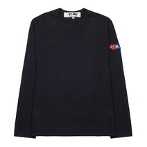 꼼데가르송 [라벨루쏘] [꼼데가르송] P1T330 BLACK 남성 인베이더 롱 슬리브 티셔츠