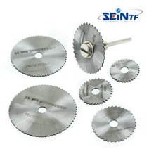 세인티에프 미니원형톱날 (7pcs) 목공용 목재 절단날 그라인더 HSS, 7pcs