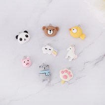 짱패브릭 귀요미 팬던트 참장식, 핑크피크