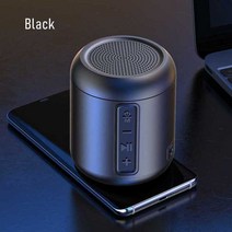 블루투스스피커 Aishomei B129 Wireless Bluetooth Speaker Computer Creative Gift Outdoor Portable Plug in Ca, [01] Black