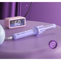 디지털 파마기 빅 웨이브 가정용 소형 헤어 열펌기, 핑크 32MM 에센셜 오일 스플린트 패키지