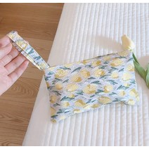 메이크업박스 미니 화장품파우치 미니화장품파우치 화장품미니파우치작은 꽃 여성용 화장품 가방 미니 코