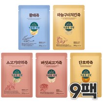 기운찬식탁 죽 300g [신제품출시] 황태죽 2개 + 마늘구이치킨죽 2개 + 소고기미역죽 1개 + 버섯쇠고기죽 2개 + 단호박죽 2개