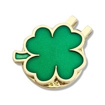 고급 클로버 스틸 볼마커 볼마크(티꽂이 캐디용품 골프볼마크 악세사리 롱티)