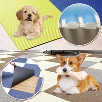매트 카펫 고양이 미끄럼방지 강아지카페트 슬개골탈구 캣 타워 애견매트 스크래쳐 홈스월드, 31. PVC롤매트 1m 브라운무늬