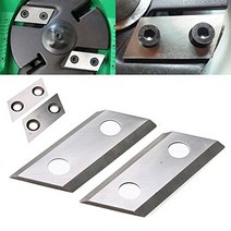 2pcs Garden Shredder Chipper Blades Cutters Kit 2 Hole Metal Garden Cut Blades Tools Set, 1