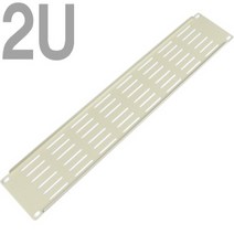 NETmate CYPV-2U(Ivory) 허브랙 통풍식 블랭크 판넬(2U 아이보리), 본상품