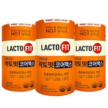 종근당건강 락토핏 생유산균 코어 2g 60포 x 3통, 2g x 60포 3통